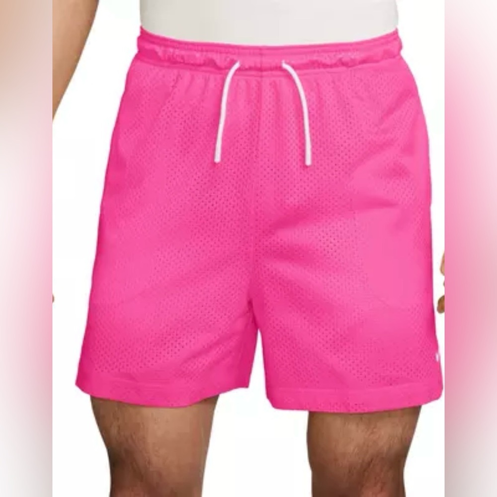 Nike Men's Athletic Mesh Shorts - Pink